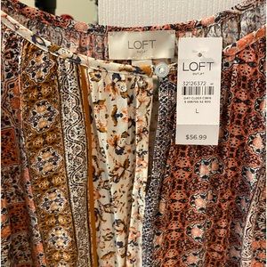 Loft lose dress shirt (L)